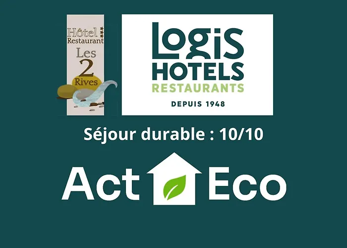 Logis Hotel Restaurant Les 2 Rives - A75, En Bordure De Riviere Banassac photo