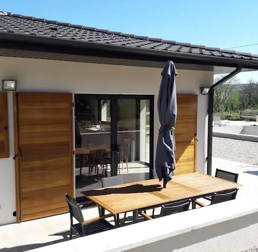 Maison Climatisee Avec Piscine Privee, 6 Personnes Aigueze photo