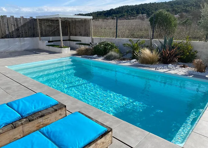 Le Point Be - Magnifique Villa Avec Piscine Chauffee - De Mai A Septembre - Pour 6 Personnes 오나시온스 사진