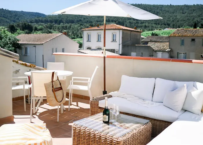 Steinhaus Mit Dachterrasse Und Badefluss Lägenhet Ribaute foto