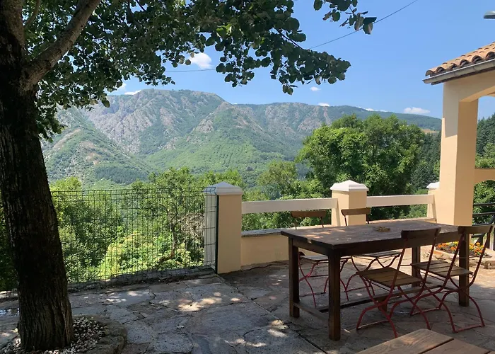 Castanet-le-Haut La Reguergue, Vue Sur L'Espinouse 빌라 사진