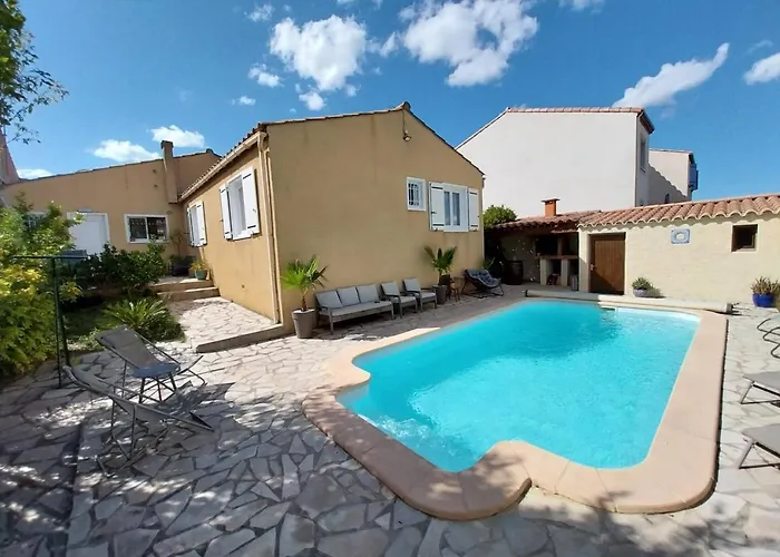 Maison Calme Avec Piscine Montredon-des-Corbieres foto