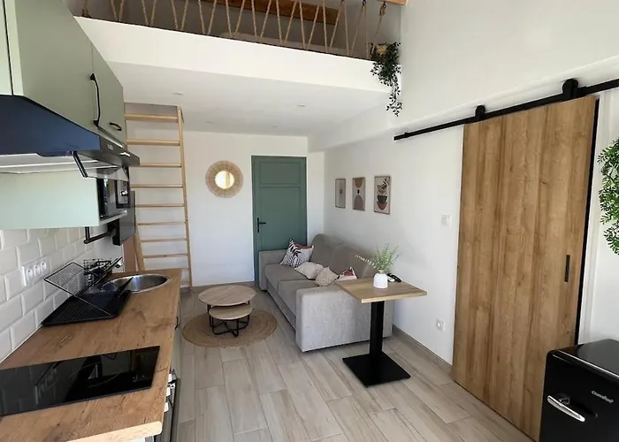 Studio cosy, calme, confort et situation idéale Ponteilla foto