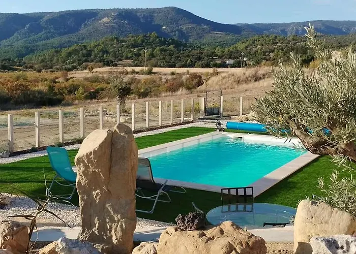 Villa With Private Pool And Panoramic View Felines-Minervois photo