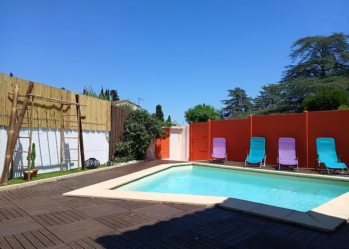 Maison Piscine Et Pkg Prives En Petite Camargue Beauvoisin  zdjęcie