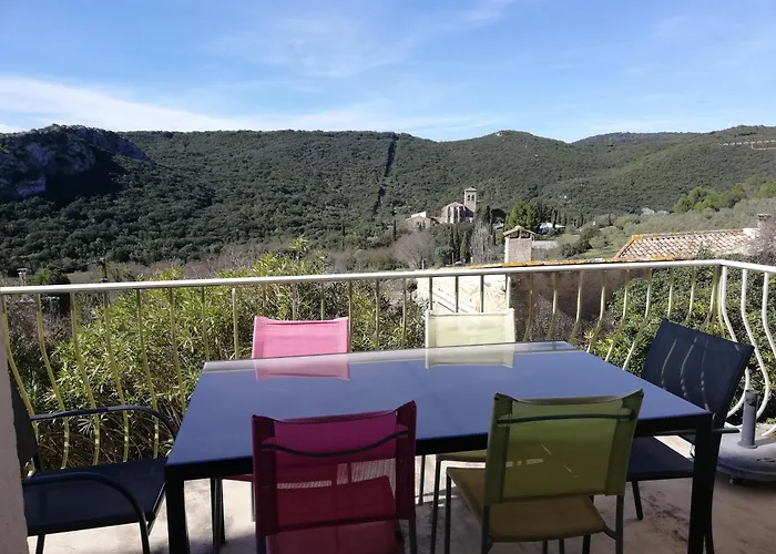 Maison Calme Avec Vue Exceptionnelle Vailhan fotoğrafı