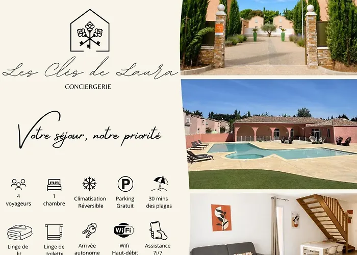 Photo de La Maison Rosé, climatisation&piscine Saint-Christol 