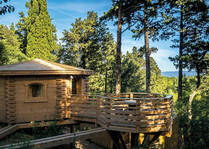 Фото Les Cabanes Dans Les Bois Logis Hotel Villedubert